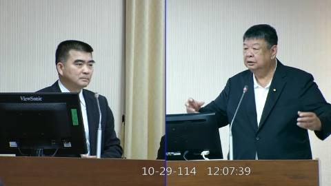 2025-10-29 09:00 第11屆 第4會期 主辦單位：內政委員會 陳雪生委員質詢封面