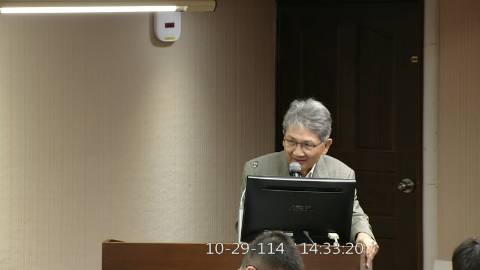 2025-10-29 09:00 第11屆 第4會期 主辦單位：社會福利及衛生環境委員會 王正旭委員質詢封面