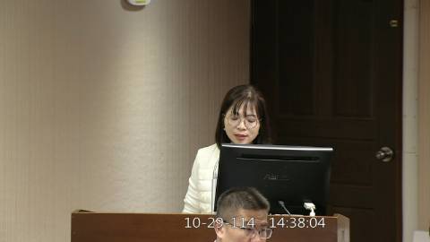 2025-10-29 09:00 第11屆 第4會期 主辦單位：社會福利及衛生環境委員會 林淑芬委員質詢封面