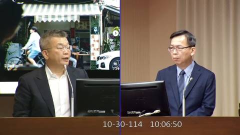 2025-10-30 09:00 第11屆 第4會期 主辦單位：交通委員會 蔡其昌委員質詢封面