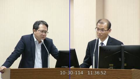 2025-10-30 09:00 第11屆 第4會期 主辦單位：外交及國防委員會 邱志偉委員質詢封面