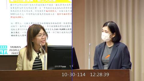 2025-10-30 09:00 第11屆 第4會期 主辦單位：交通委員會 麥玉珍委員質詢封面