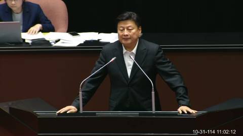 2025-10-31 09:00 第11屆 第4會期 主辦單位：院會 傅崐萁委員質詢封面