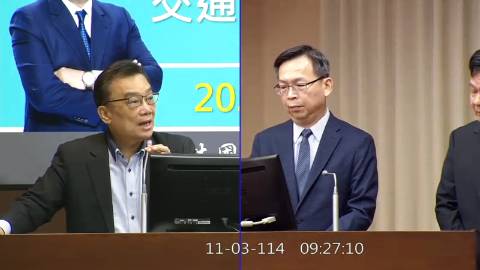 2025-11-03 09:00 第11屆 第4會期 主辦單位:交通委員會 林國成委員質詢封面