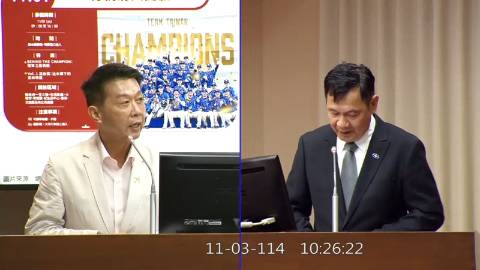 2025-11-03 09:00 第11屆 第4會期 主辦單位：交通委員會 許智傑委員質詢封面