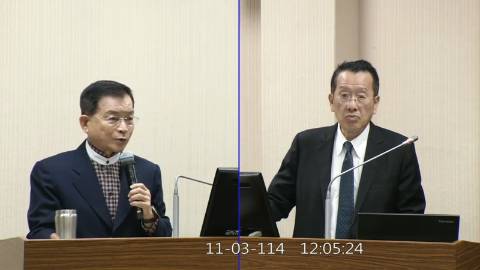 2025-11-03 09:00 第11屆 第4會期 主辦單位：外交及國防委員會 賴士葆委員質詢封面