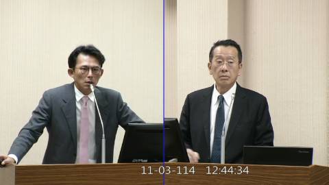 2025-11-03 09:00 第11屆 第4會期 主辦單位：外交及國防委員會 黃國昌委員質詢封面