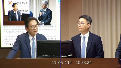 2025-11-05 09:00 第11屆 第4會期 主辦單位:交通委員會 林俊憲委員質詢封面