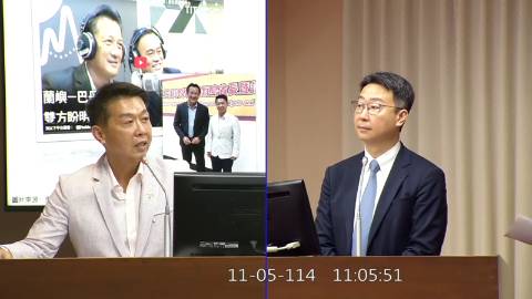 2025-11-05 09:00 第11屆 第4會期 主辦單位：交通委員會 許智傑委員質詢封面