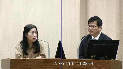2025-11-05 09:00 第11屆 第4會期 主辦單位：外交及國防委員會 徐巧芯委員質詢封面