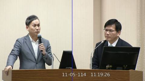 2025-11-05 09:00 第11屆 第4會期 主辦單位：外交及國防委員會 葉元之委員質詢封面