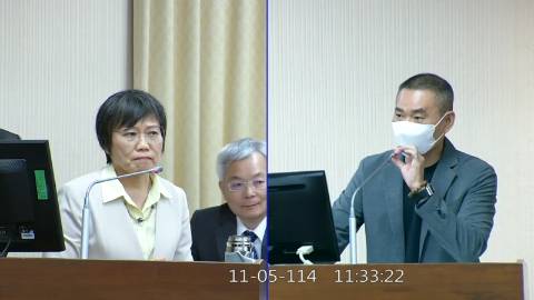 2025-11-05 09:00 第11屆 第4會期 主辦單位：內政委員會 丁學忠委員質詢封面