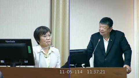 2025-11-05 09:00 第11屆 第4會期 主辦單位：內政委員會 陳雪生委員質詢封面