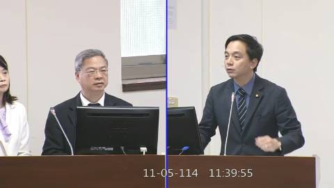 2025-11-05 09:00 第11屆 第4會期 主辦單位：經濟委員會 牛煦庭委員質詢封面