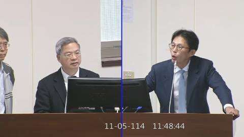 2025-11-05 09:00 第11屆 第4會期 主辦單位：經濟委員會 黃國昌委員質詢封面