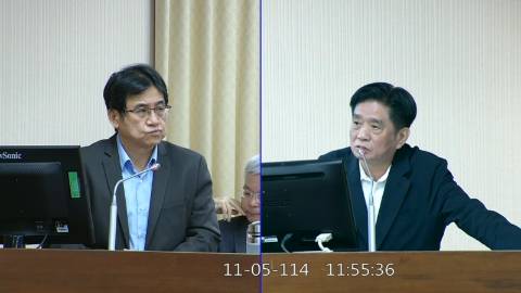 2025-11-05 09:00 第11屆 第4會期 主辦單位:內政委員會 吳琪銘委員質詢封面