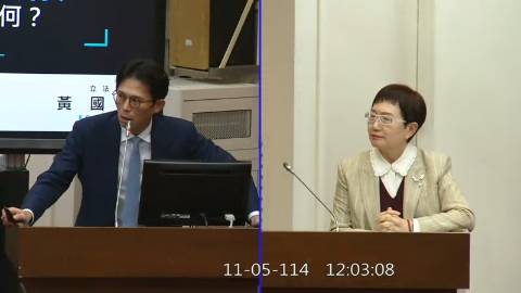 2025-11-05 09:00 第11屆 第4會期 主辦單位：財政委員會 黃國昌委員質詢封面