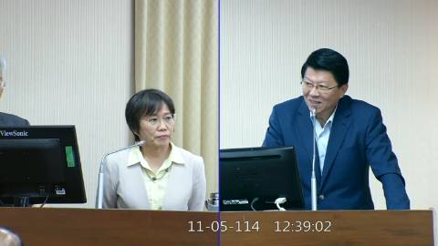 2025-11-05 09:00 第11屆 第4會期 主辦單位：內政委員會 謝龍介委員質詢封面