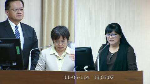 2025-11-05 09:00 第11屆 第4會期 主辦單位：內政委員會 伍麗華Saidhai Tahovecahe委員質詢封面