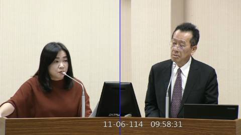 2025-11-06 09:00 第11屆 第4會期 主辦單位:外交及國防委員會 馬文君委員質詢封面