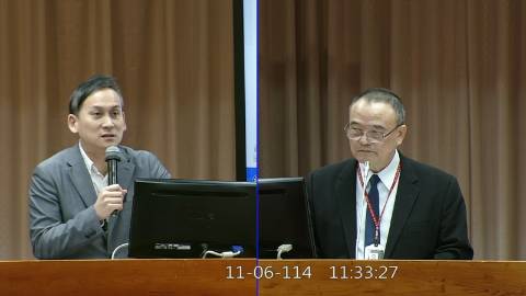 2025-11-06 09:00 第11屆 第4會期 主辦單位：教育及文化委員會 葉元之委員質詢封面