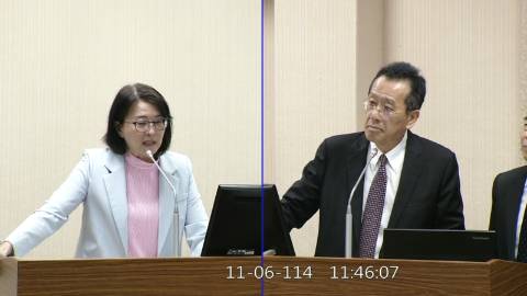 2025-11-06 09:00 第11屆 第4會期 主辦單位：外交及國防委員會 王鴻薇委員質詢封面