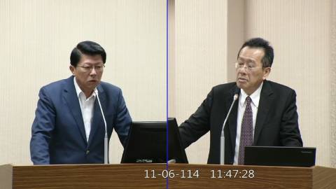 2025-11-06 09:00 第11屆 第4會期 主辦單位：外交及國防委員會 謝龍介委員質詢封面