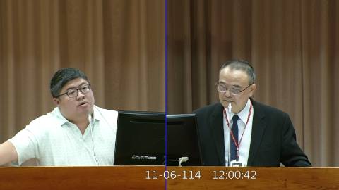 2025-11-06 09:00 第11屆 第4會期 主辦單位：教育及文化委員會 蔡易餘委員質詢封面