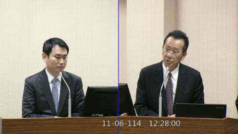 2025-11-06 09:00 第11屆 第4會期 主辦單位：外交及國防委員會 陳冠廷委員質詢封面