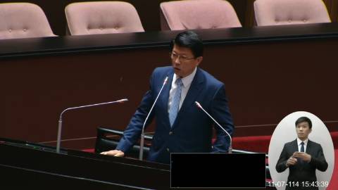 2025-11-07 09:00 第11屆 第4會期 主辦單位：院會 謝龍介委員質詢封面