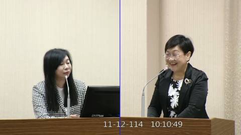 2025-11-12 09:00 第11屆 第4會期 主辦單位：外交及國防委員會 林憶君委員質詢封面