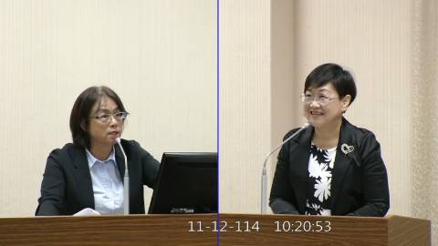 2025-11-12 09:00 第11屆 第4會期 主辦單位：外交及國防委員會 林倩綺委員質詢封面
