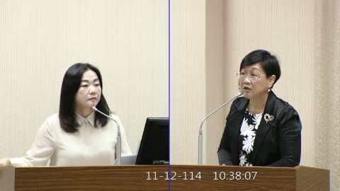 2025-11-12 09:00 第11屆 第4會期 主辦單位：外交及國防委員會 馬文君委員質詢封面