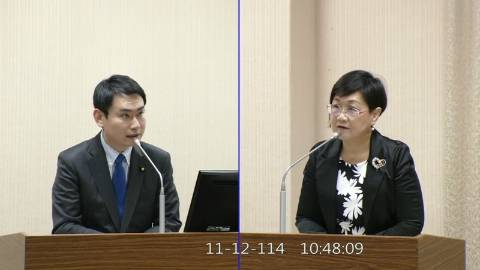 2025-11-12 09:00 第11屆 第4會期 主辦單位：外交及國防委員會 陳冠廷委員質詢封面
