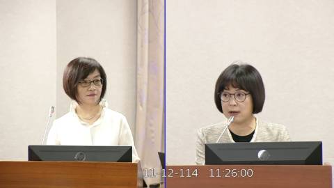 2025-11-12 09:00 第11屆 第4會期 主辦單位：司法及法制委員會 林月琴委員質詢封面