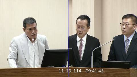 2025-11-13 09:00 第11屆 第4會期 主辦單位：外交及國防委員會 黃仁委員質詢封面