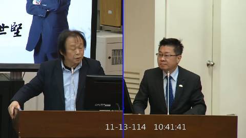 2025-11-13 09:00 第11屆 第4會期 主辦單位：財政委員會 王世堅委員質詢封面
