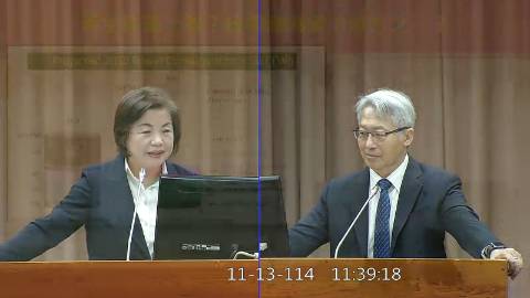 2025-11-13 09:00 第11屆 第4會期 主辦單位：教育及文化委員會 楊瓊瓔委員質詢封面