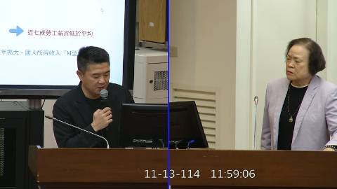 2025-11-13 09:00 第11屆 第4會期 主辦單位：財政委員會 顏寬恒委員質詢封面