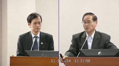 2025-11-17 09:00 第11屆 第4會期 主辦單位：司法及法制委員會 鄭天財Sra Kacaw委員質詢封面