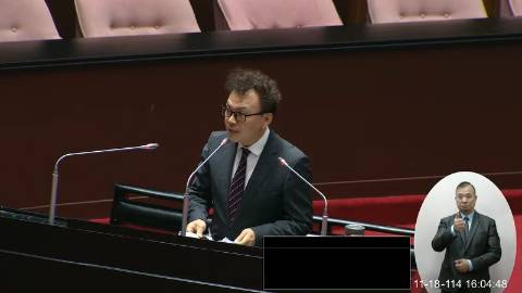 2025-11-18 09:00 第11屆 第4會期 主辦單位：院會 鄭正鈐委員質詢封面