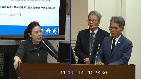 2025-11-19 09:00 第11屆 第4會期 主辦單位：財政委員會 李彥秀委員質詢封面