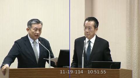 2025-11-19 09:00 第11屆 第4會期 主辦單位：外交及國防委員會 王定宇委員質詢封面