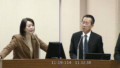 2025-11-19 09:00 第11屆 第4會期 主辦單位：外交及國防委員會 王鴻薇委員質詢封面