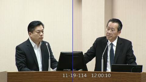 2025-11-19 09:00 第11屆 第4會期 主辦單位：外交及國防委員會 陳俊宇委員質詢封面