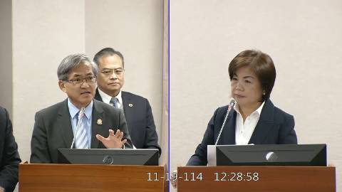 2025-11-19 09:00 第11屆 第4會期 主辦單位：司法及法制委員會 楊瓊瓔委員質詢封面