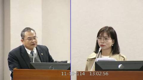 2025-11-19 09:00 第11屆 第4會期 主辦單位：司法及法制委員會 林淑芬委員質詢封面