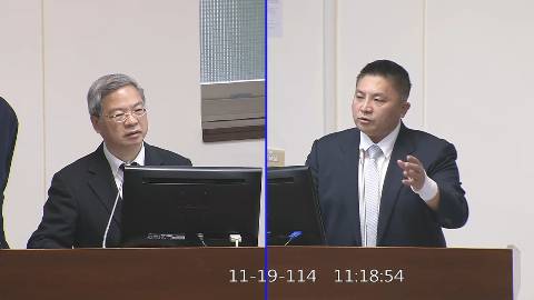 2025-11-19 09:00 第11屆 第4會期 主辦單位：經濟委員會 吳宗憲委員質詢封面