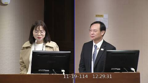 2025-11-19 09:00 第11屆 第4會期 主辦單位：社會福利及衛生環境委員會 林淑芬委員質詢封面