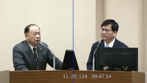2025-11-20 09:00 第11屆 第4會期 主辦單位：外交及國防委員會 陳永康委員質詢封面